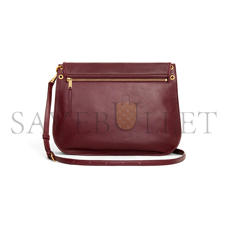 CELINE SOFT TRIOMPHE BESACE IN SUPPLE SHINY LAMBSKIN 123632T88.28PO (34*25*13cm)